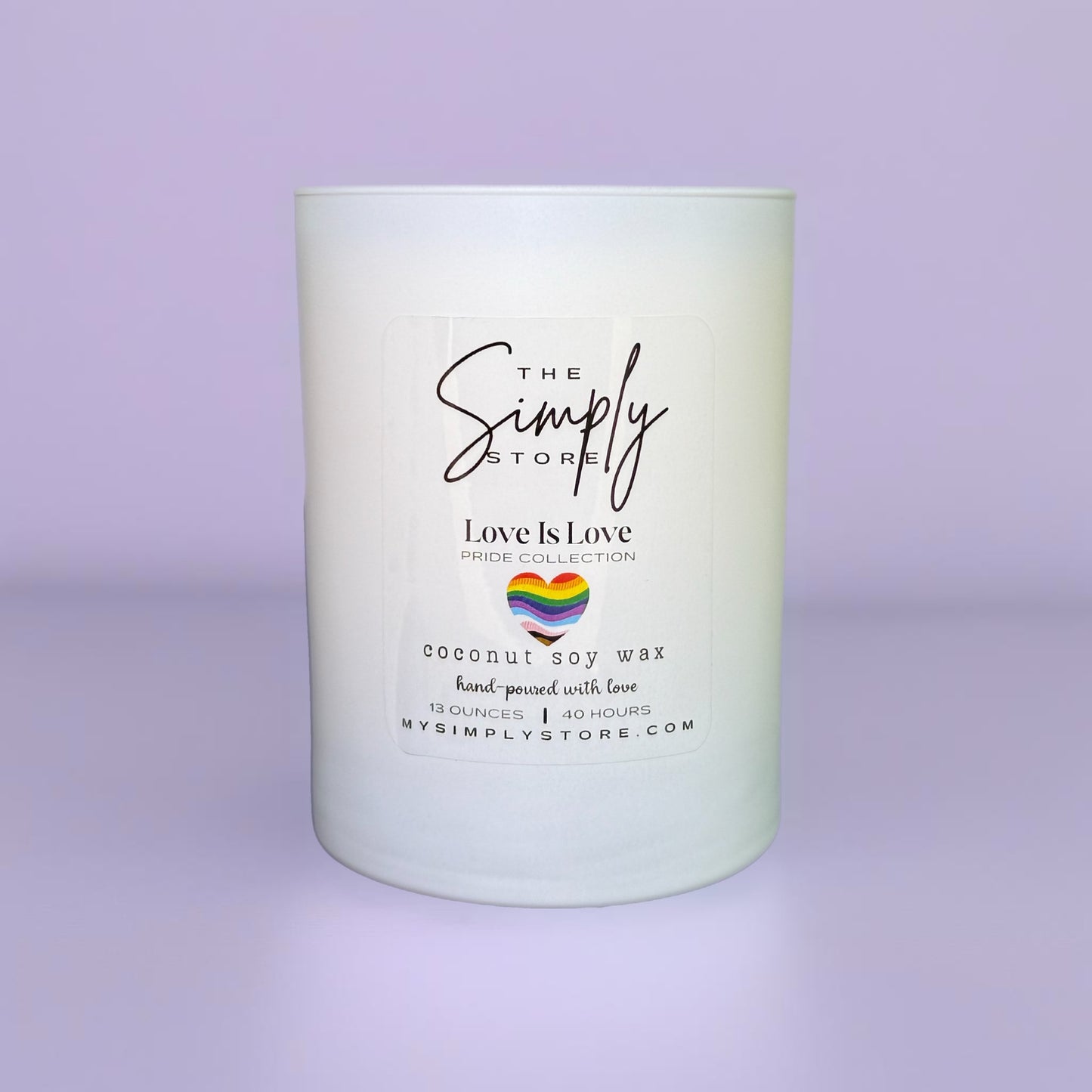 Love Is Love Pride Candle