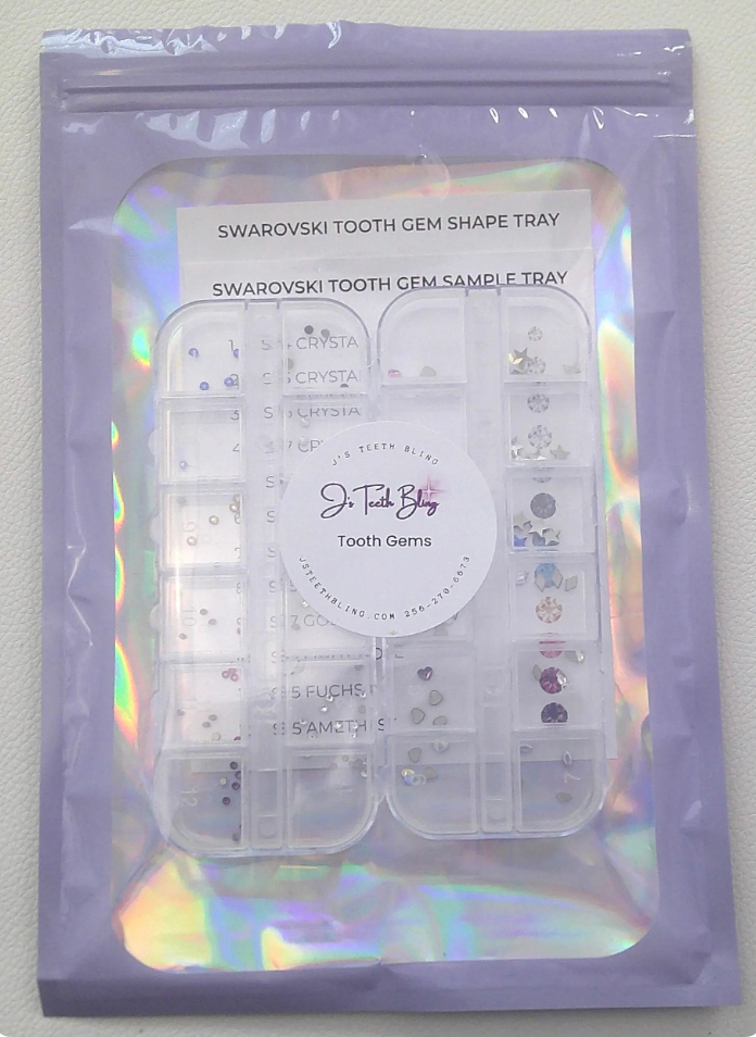 Tooth Gem Starter Kit: 210 Gems, Adhesives, Cure Light, Manual and More!